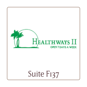 Healthways II logo, Suite F137
