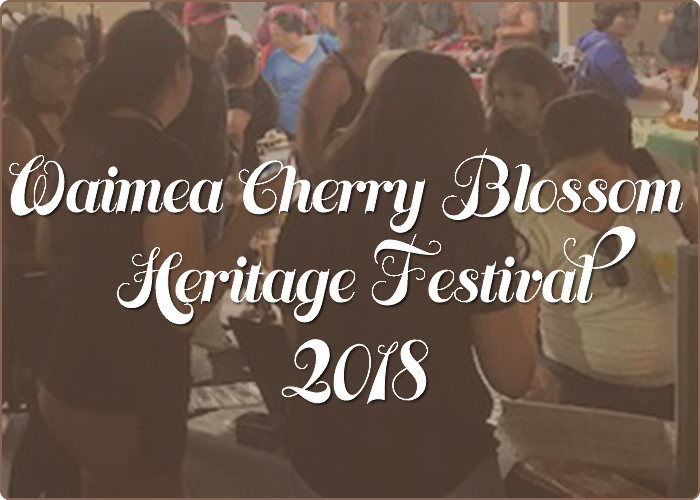 Waimea Cherry Blossom Heritage Festival 2018 scene