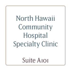 North Hawaii Community Hospital Specialty Clinic logo, Suite A101