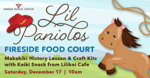 Lil Paniolos Keiki Club December Activities