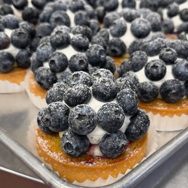 Blueberry Pistachio Tarts