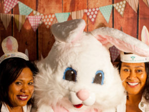 Easter Bunny scene