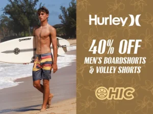 40% Off Boardshorts & Volleys