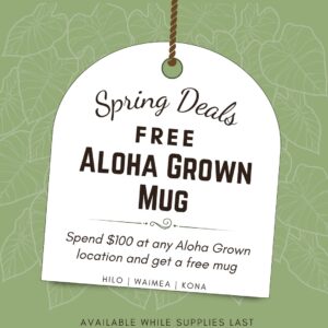 Free Aloha Grown Mug