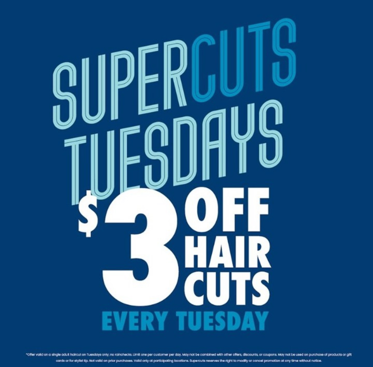 Supercuts Tuesdays