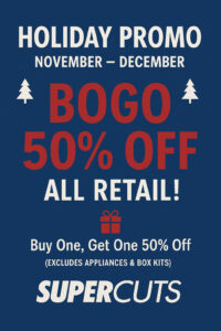 Holiday BOGO 50% Off Sale