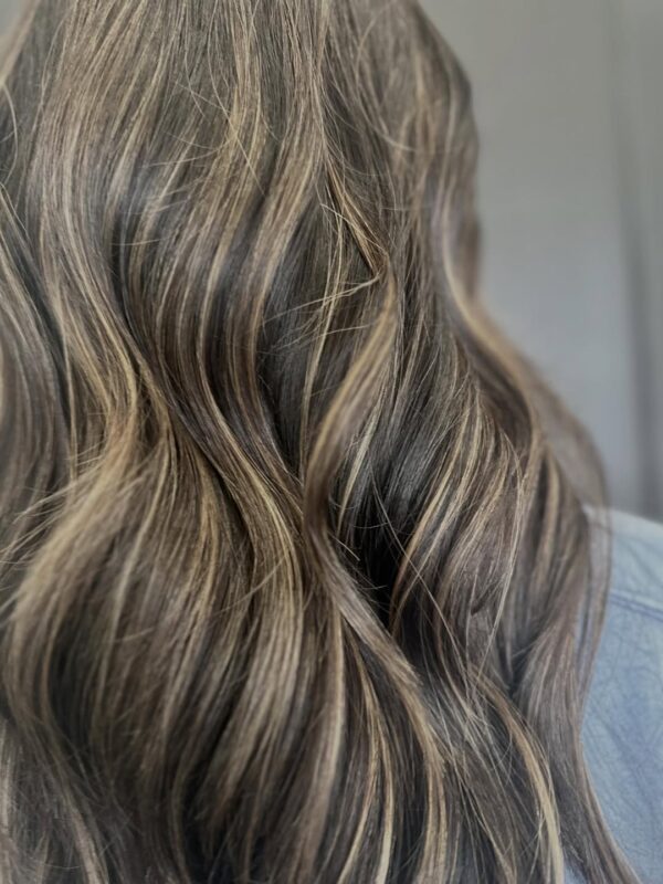 Close up of hair style